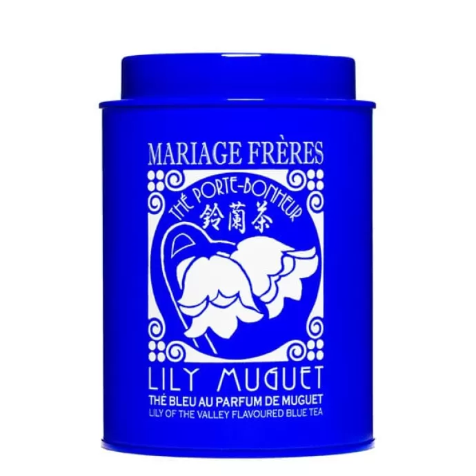 MARIAGE FRÈRES Les Flacons Collectors | Fruits & fleurs^AUTOMNE BLEU - Thé Bleu à La Grenade,au Lychee Et Au Coing