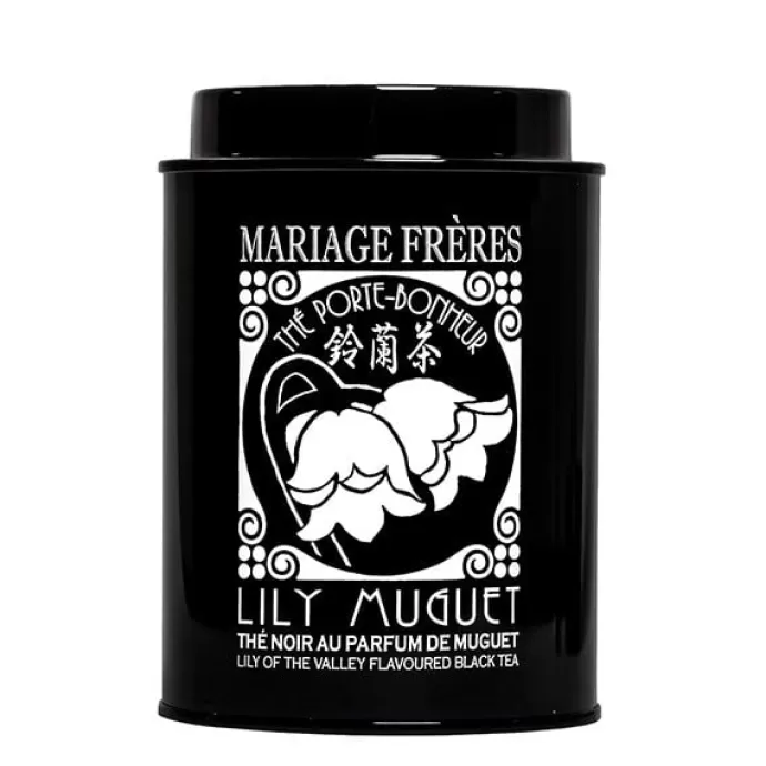MARIAGE FRÈRES Les Flacons Collectors | Thé noir^AUTOMNE ROSE - Rooïbos Parfumé à La Grenade,au Lychee Et Au Coing