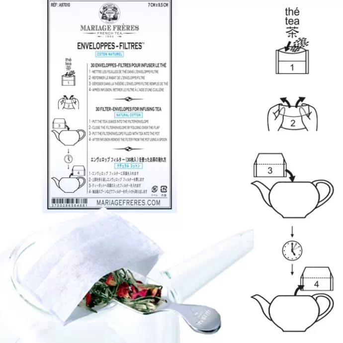 MARIAGE FRÈRES Filtres à thé | Tous les accessoires^Plateau à Thé
